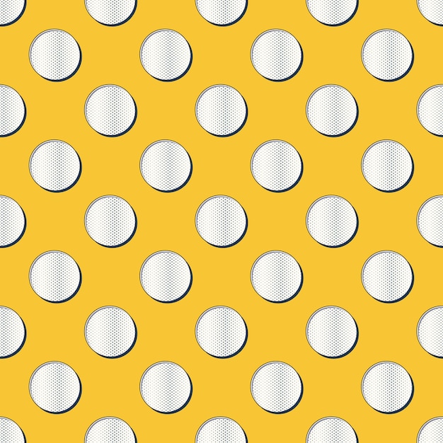 Retro dots pattern, abstract geometric background in 80s, 90s style. Geometrical simple illustration