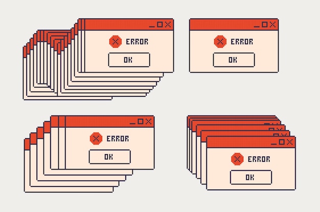 Retro Error Windows