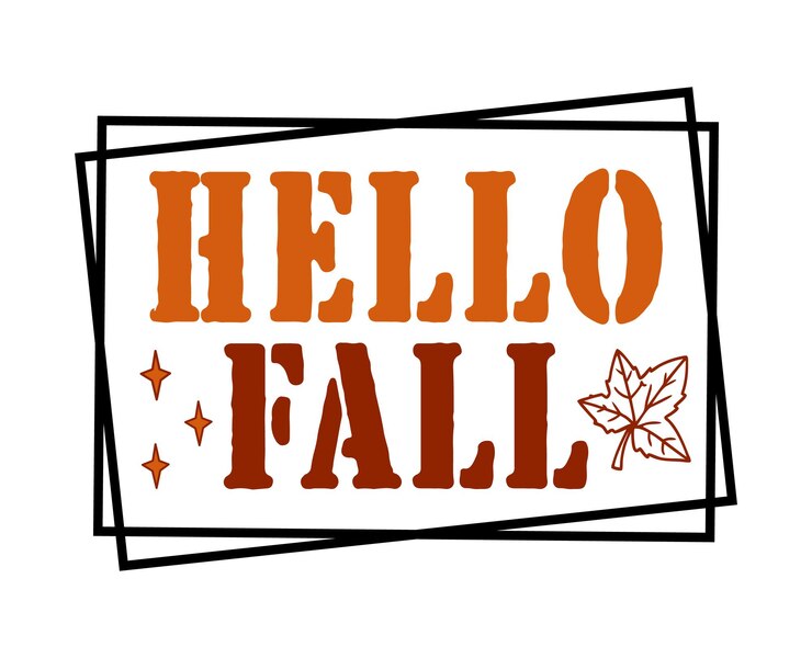 Vector retro fall svg design and pumpkin svg design file