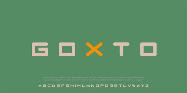 Retro Futuristic Alphabet Vector Set for Creative Designs