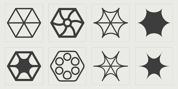 retro futuristic elements for design large set of retro objects for design objects in y2k style