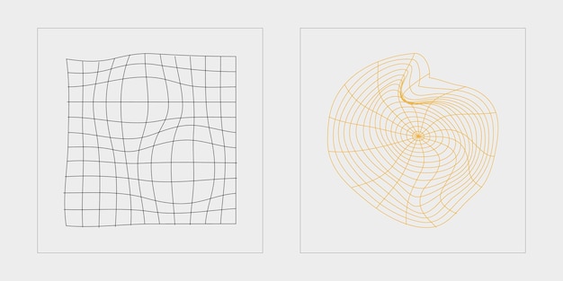 retro futuristic elements for design retro futuristic graphic ornaments cyberpunk elements