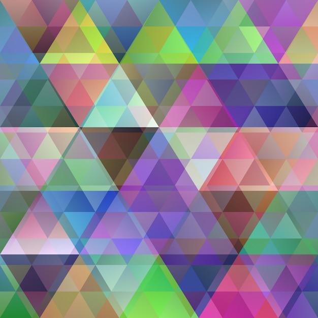 Retro geometric double triangle pattern background