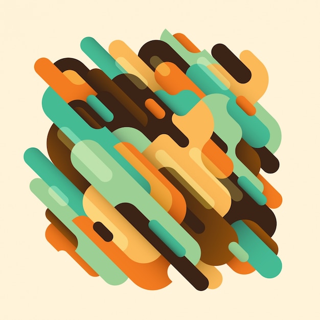 Retro style abstraction.