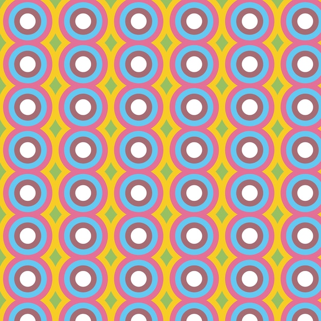 Retro Wallpaper Vector Graphics Isolated Background