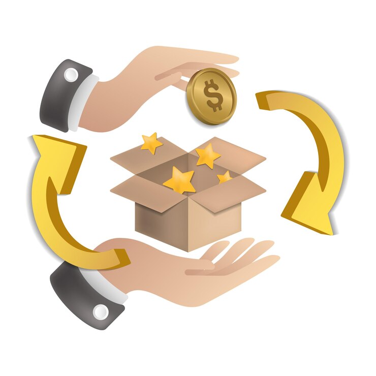 Vector returns icon 3d illustration from online store collection creative returns 3d icon for web design templates infographics and more
