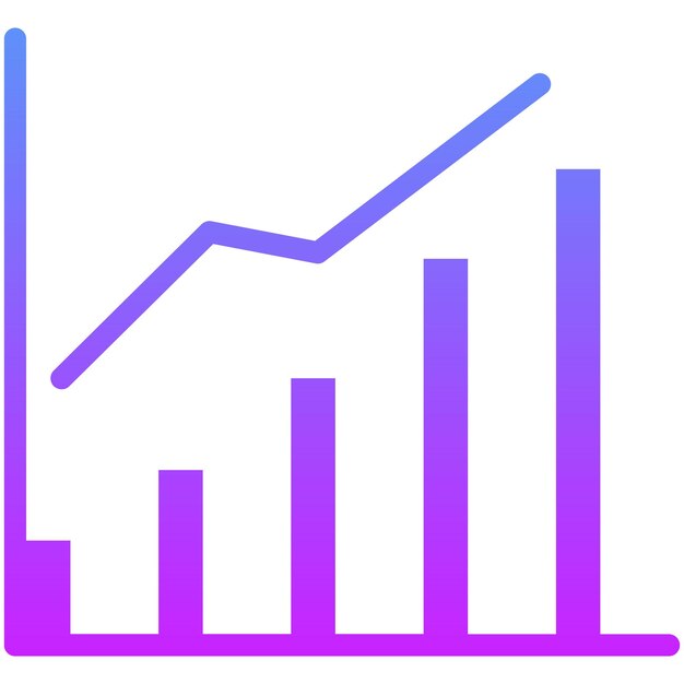 Rise vector icon illustration of Business Economy iconset