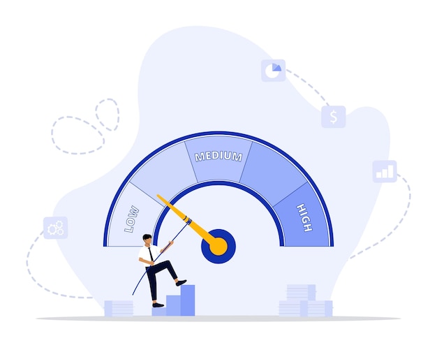 Risk management concept illustration