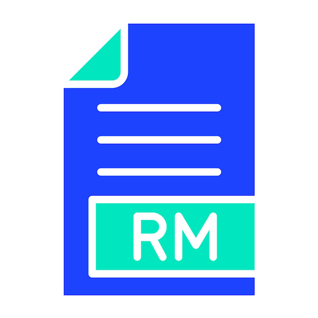 RM Vector Icon Design Illustration