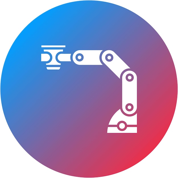 robot barista icon vector image can be used for untact world