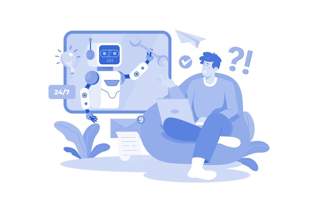 Robot Chatbot Hỗ trợ mọi người trong văn phòng