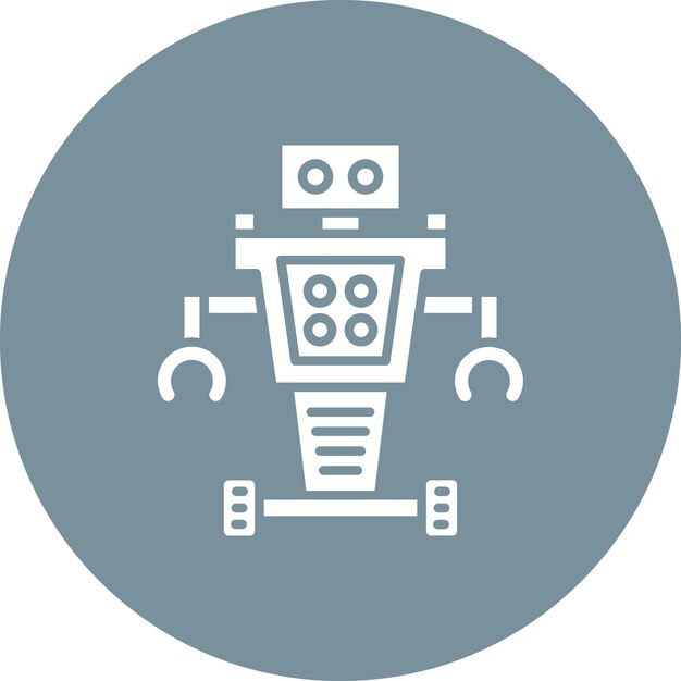 Robot icon vector image Can be used for Artificial Intelligence