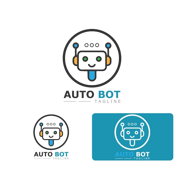 Robot icon vector