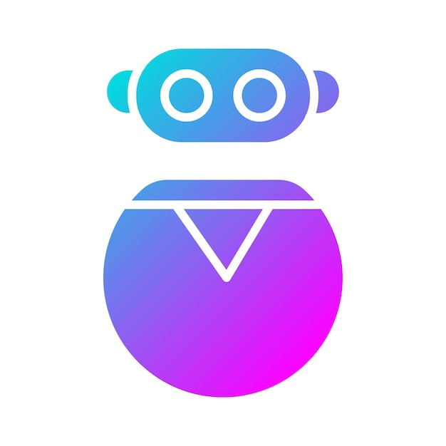 Robot vector icon Can be used for Children Toys iconset