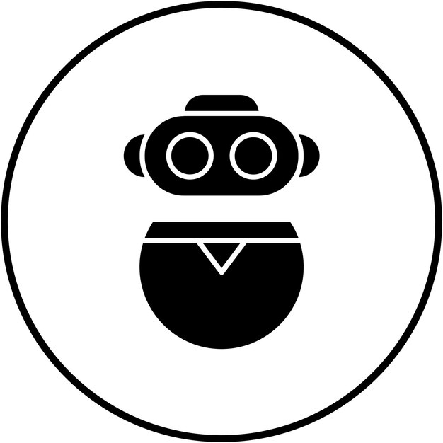 Robotics vector icon Can be used for Data Analytics iconset