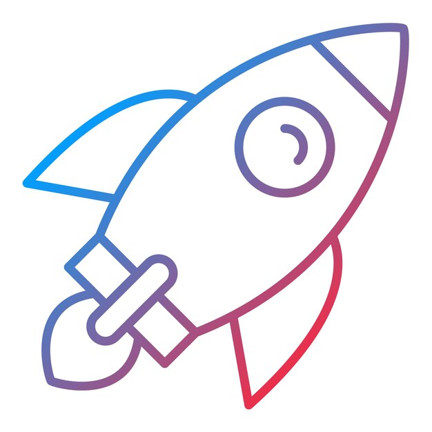 Rocket icon vector image Can be used for Business Startup