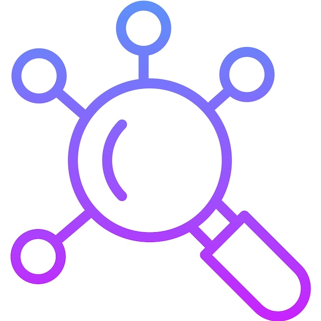 Root Cause Analysis vector icon illustration of Quality Assurance iconset