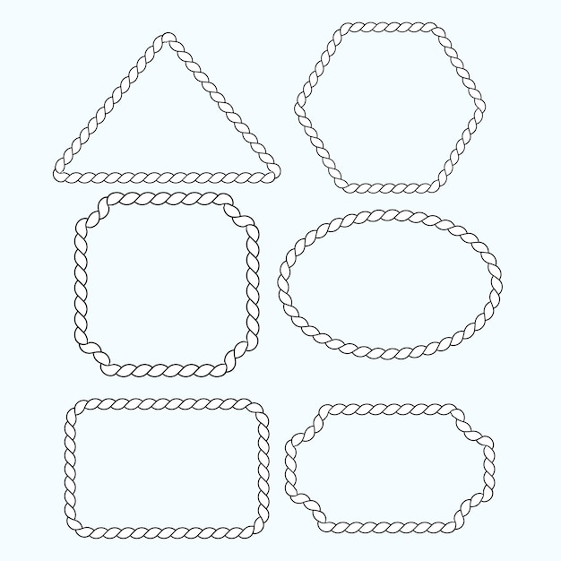 Rope Frame Border