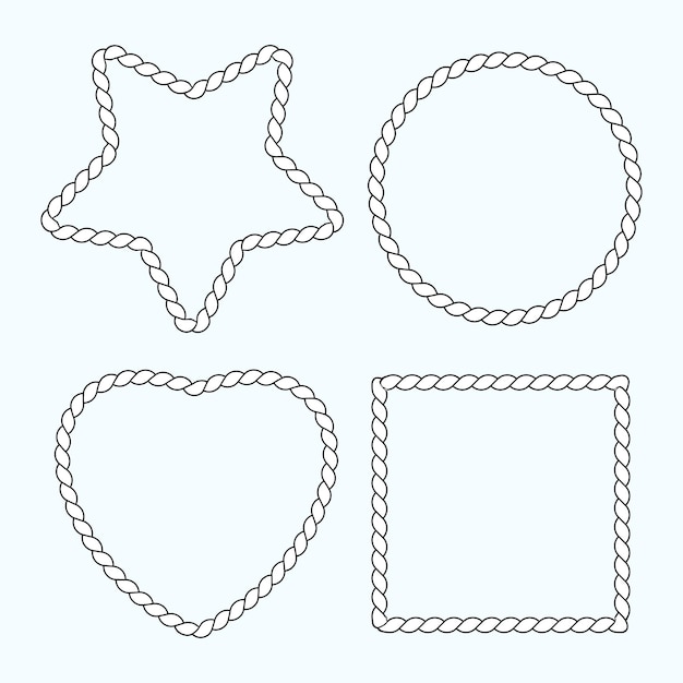 Rope Frame Border