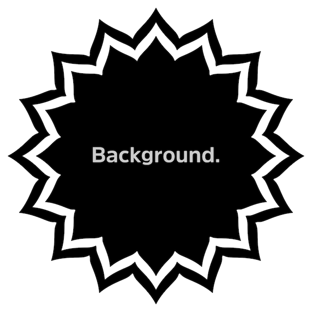 round frame simple template background
