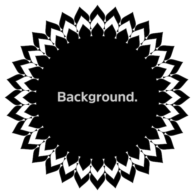 round frame simple template background