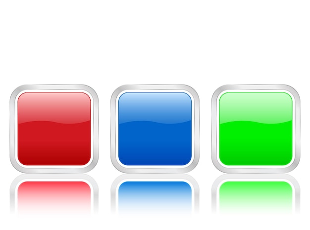 Rounded square button
