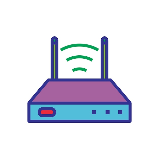 router icon design vector template