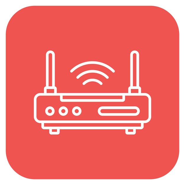 Router icon vector image Can be used for Computer Science