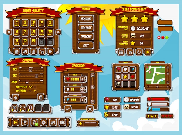 RPG Game GUI Pack