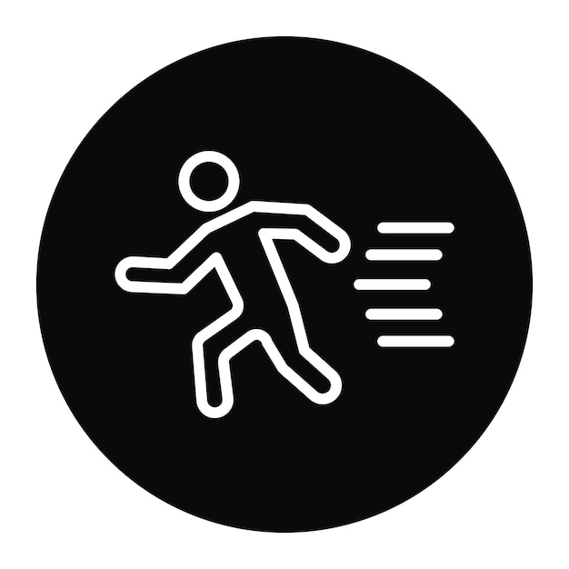 running icon vector image can be used for lifestyles