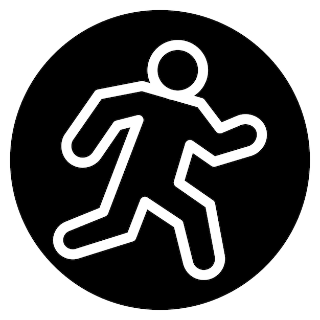 running in circles icon vector image can be used for burnout