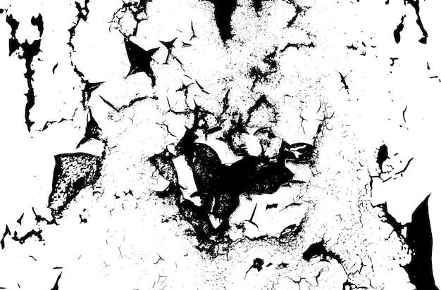 Rustic grunge vector texture with grain and stains Abstract noise background Weathered surface