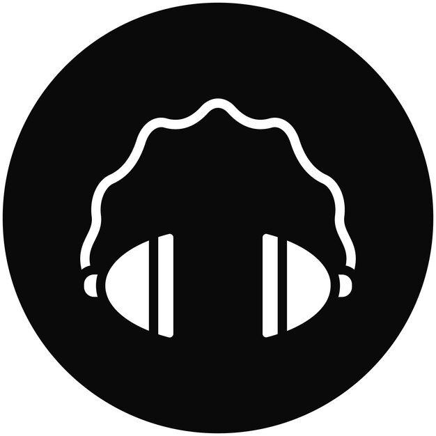 Safety Ear Muffs vector icon illustration of Home Improvements iconset