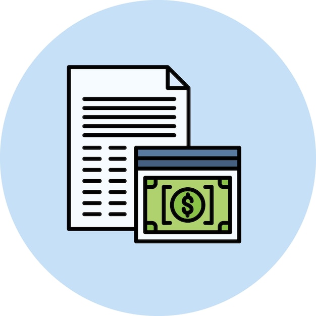 salary flat illustration