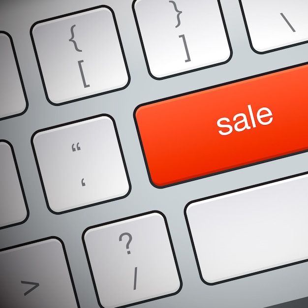 Sale button on keyboard