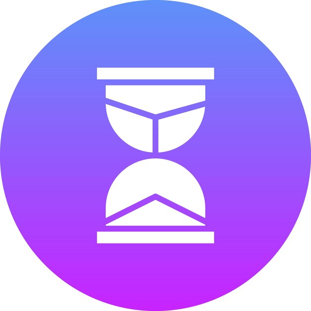 Sand Clock vector icon illustration of Business Startup iconset