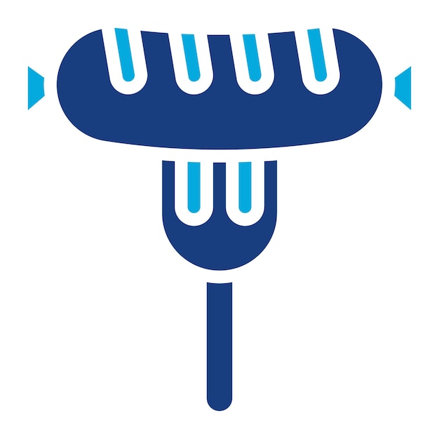 sausage on fork icon vector image can be used for oktoberfest
