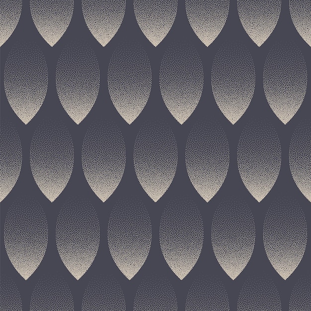 Scale Structure Boho Seamless Pattern Vector Trend Abstract Background
