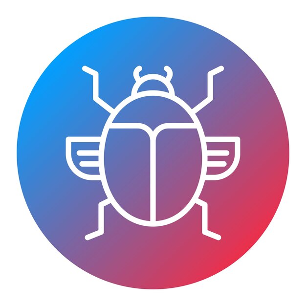 Scarab icon vector image Can be used for Rainforest