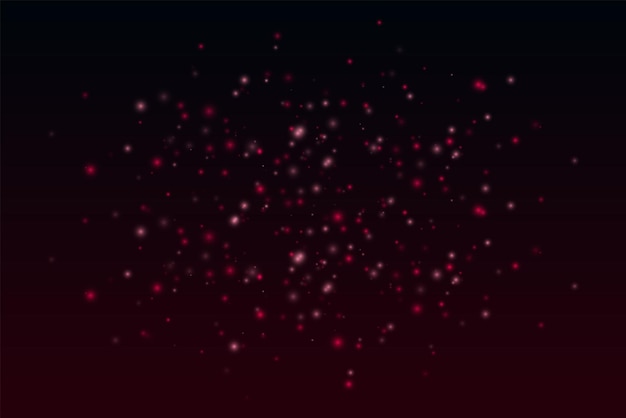 Scattered floating particles with various sizes on gradient background Creates dynamic composition with depth and ambient atmosphere