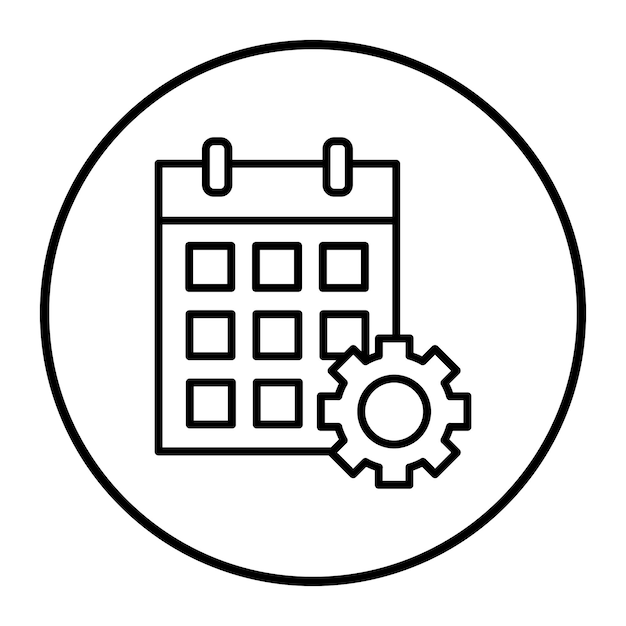 Schedule Vector Illustration