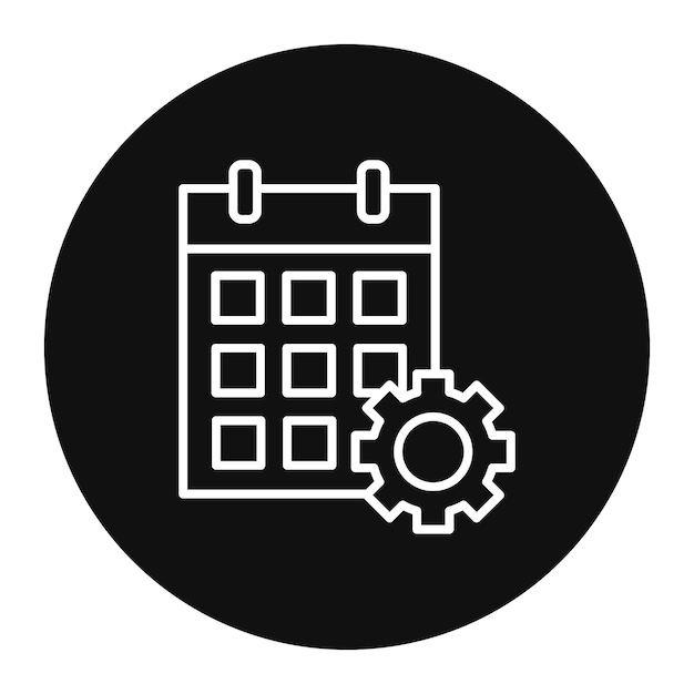 Schedule Vector Illustration