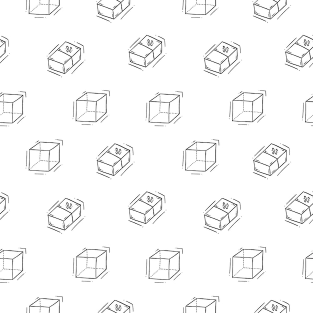 school and education seamless pattern in hand drawn style pattern background