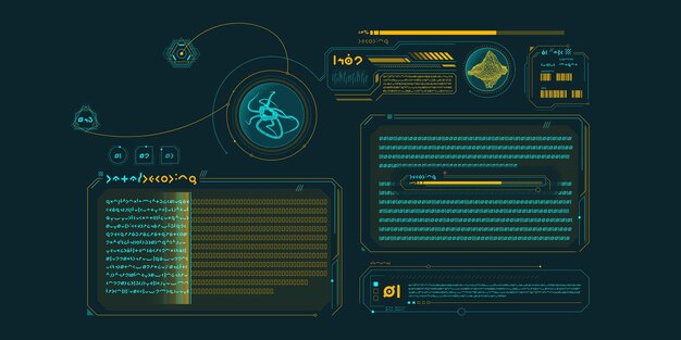 scifi medical research program interface