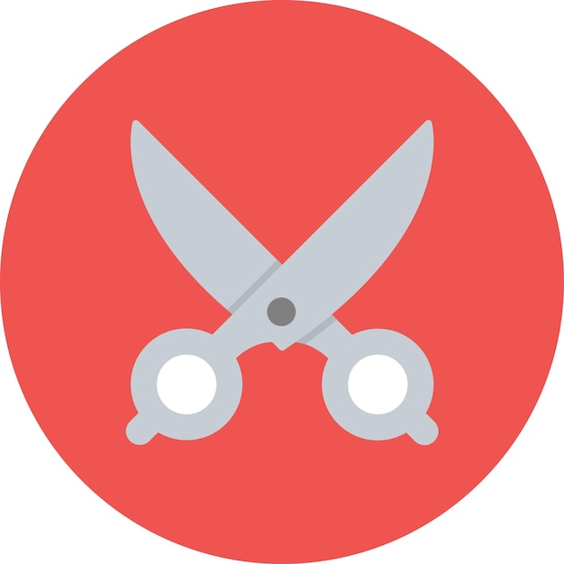 Scissors Flat Illustration