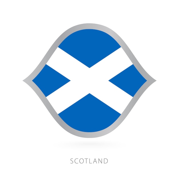 Scotland national team flag in style for international basketball competitions