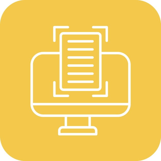 screen reader icon vector image can be used for disability