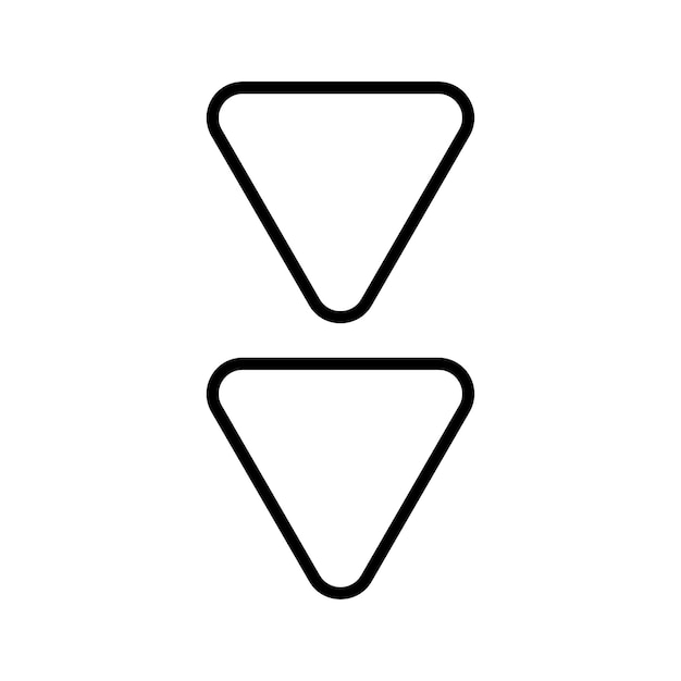 scroll down icon