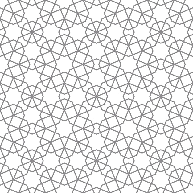 seamless abstract geometric pattern in islamic style