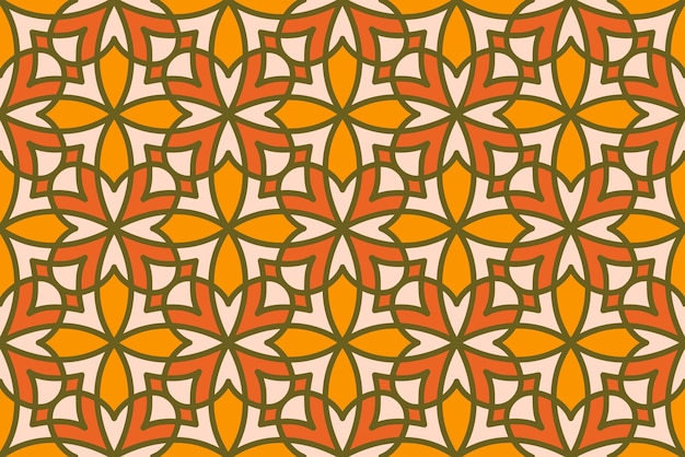 Seamless abstract geometric shape pattern